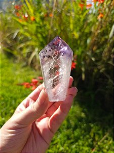 Phantom Ametista com Citrino e Goethita