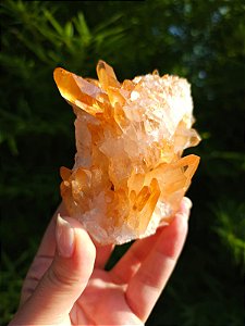 Drusa de  Quartzo Tangerina