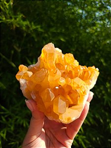 Drusa de Quartzo Tangerina