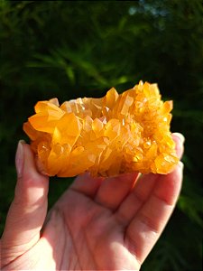Drusa de Quartzo Tangerina