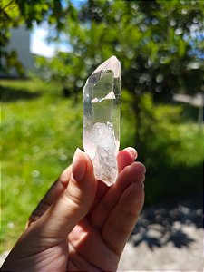 Quartzo Translúcido com Códigos Lemurianos