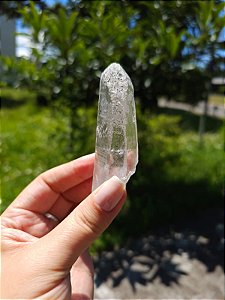 Quartzo Translúcido Rutilado com Corrosão Natural