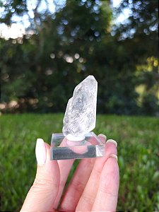 Cristais lightning (Quartzo Raio) Gêmeo