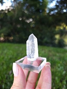 Cristais lightning (Quartzo Raio) Gêmeo