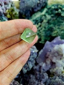 Fluorita Octaedro Verde