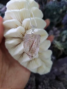 Pingente Quartzo Rutilado Cobre