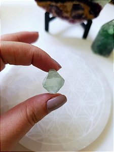 Fluorita Octaedro Verde