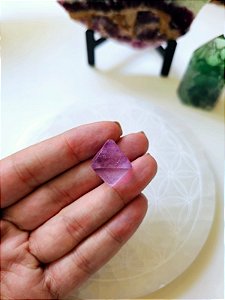 Fluorita Octaedro Roxa