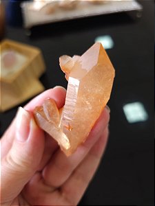 Drusa de Quartzo Tangerina