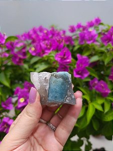 Água Marinha na Matriz de Quartzo