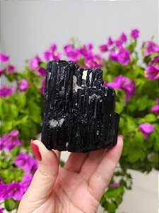 Turmalina Negra com Quartzo
