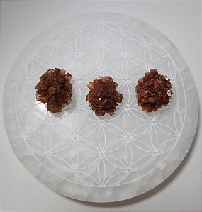 Lote Aragonita Sputnik 3 peças