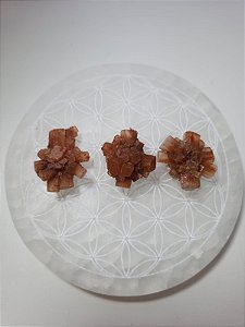 Lote Aragonita Sputnik 3 peças