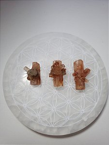 Lote Aragonita Sputnik 3 peças