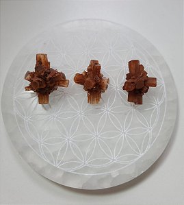 Lote Aragonita Sputnik 3 peças