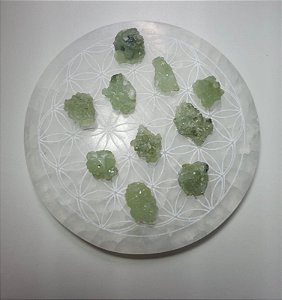 Lote Prehnita 10 peças