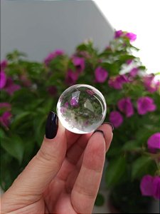 Esfera de Quartzo Translúcido