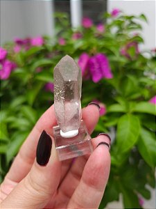 Ponta Quartzo Violeta Natural Canalizador