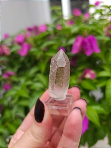 Ponta Quartzo Violeta Natural Ísis Semente Estelar