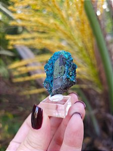 Crisocola no Quartzo