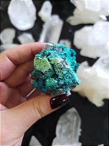 Crisocola no Quartzo