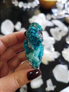 Crisocola no Quartzo