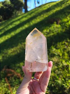 Quartzo Rosa com Golden Healer Extra