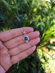 Pingente Ônix Azul
