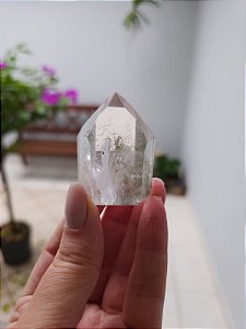 Ponta de Quartzo com Clorita