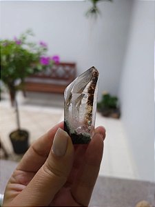 Ponta de Quartzo com Clorita