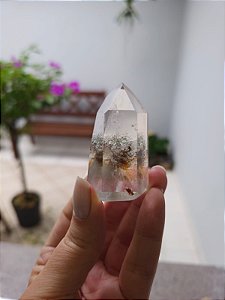 Ponta de Quartzo com Clorita