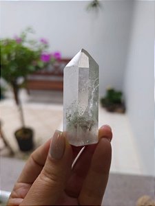 Ponta de Quartzo com Clorita