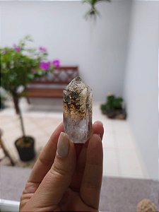 Ponta de Quartzo com Clorita