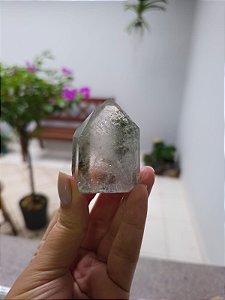 Ponta de Quartzo com Clorita