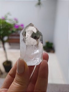 Ponta de Quartzo com Clorita