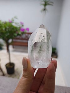 Ponta de Quartzo com Clorita