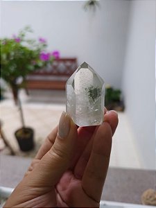 Ponta de Quartzo com Clorita