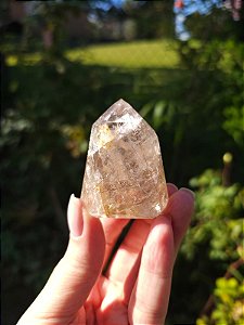 Quartzo com Rutilos Dourados