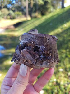 Drusa com Biterminado e Coberto de Hematita