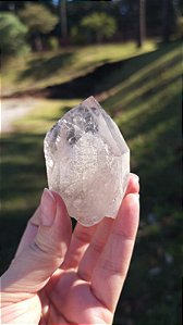 Quartzo com Inclusão de Lodolita em Espiral