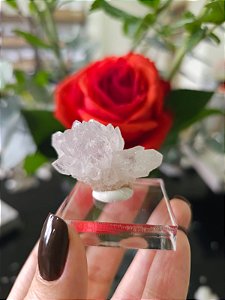 Flor de Cristal com Ametista