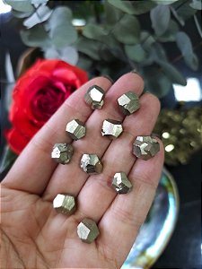 Lote Pirita Dodecaédrica 10 peças