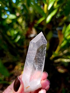 Ponta de Quartzo Translúcido Janela da Alma e Imprint