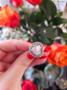 Anel Quartzo Rosa