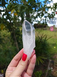 Ponta Cristal Transparente Elo do Tempo Passado Imprint
