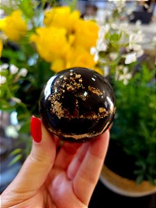 Esfera de Âmbar Azul