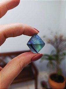 Fluorita Octaedro Arco-Íris Extra