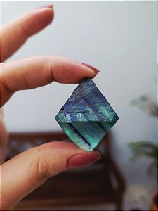 Fluorita Octaedro Arco-Íris Extra