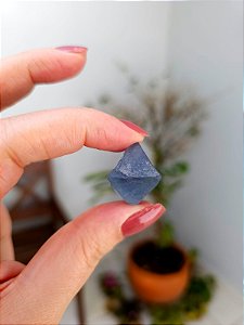 Fluorita Octaedro Azul Extra