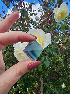 Fluorita Octaedro Arco-Íris Extra